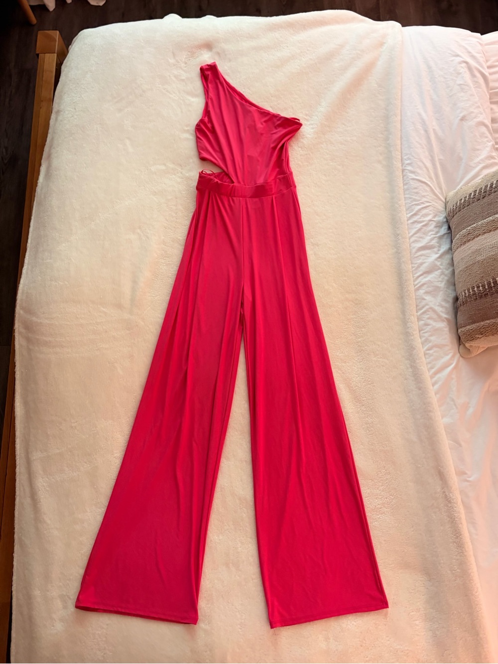 Asymmetrical Pink Jumpsuit (S)